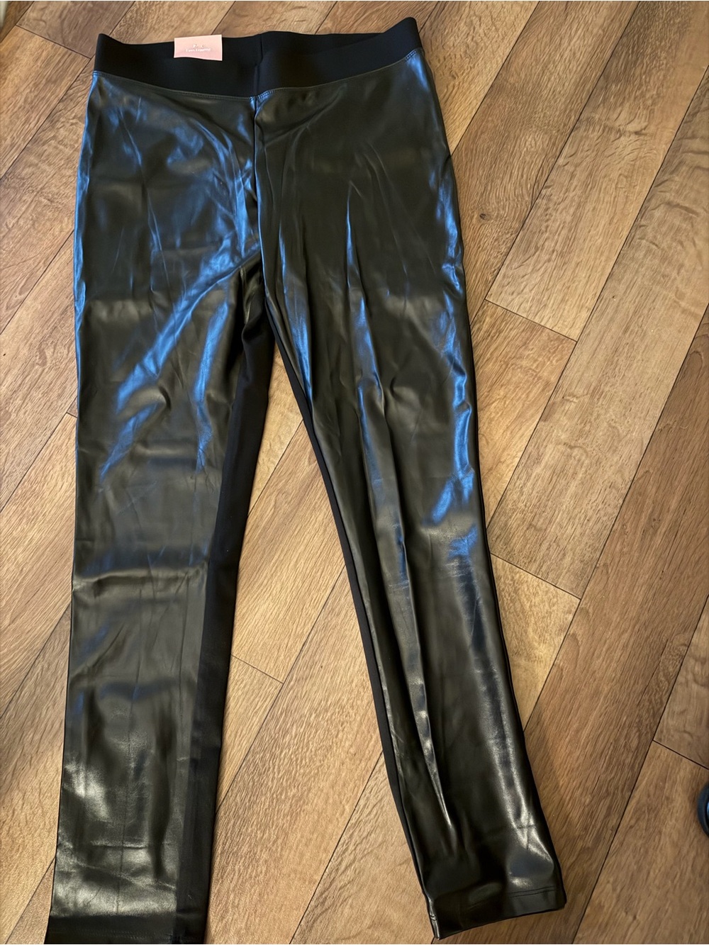 Black Faux Leather Leggings
